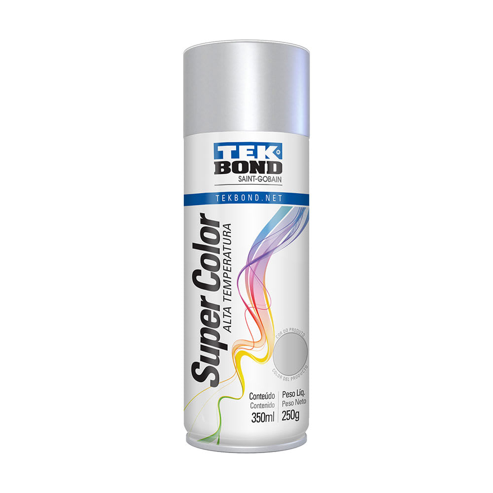 PINTURA SPRAY ALTA TEMPERATURA ALUMINIO 400ML SM