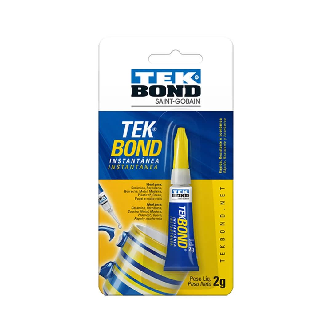 ADHESIVO INSTANTANEO 2 GRIS BLISTER TEKBOND