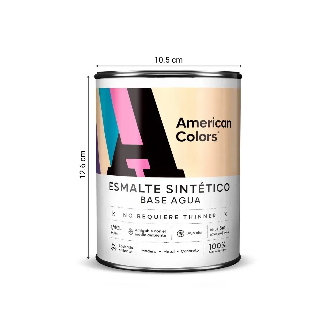 PINTURA BASE BRILLANTE RESINA ACRILICA 0.94 L AMERICAN COLORS2