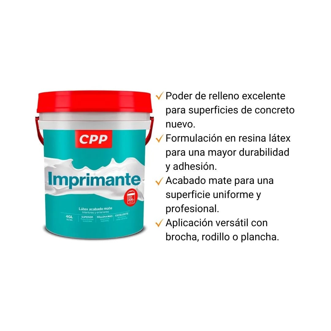 IMPRIMANTE BLANCO 4 GALONES CPP2