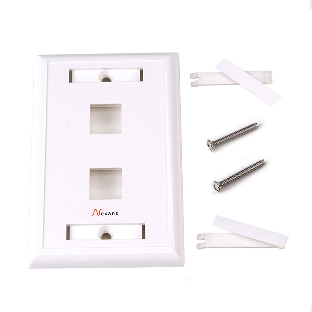 PLACA 2 PUERTOS RJ45 INDECO1