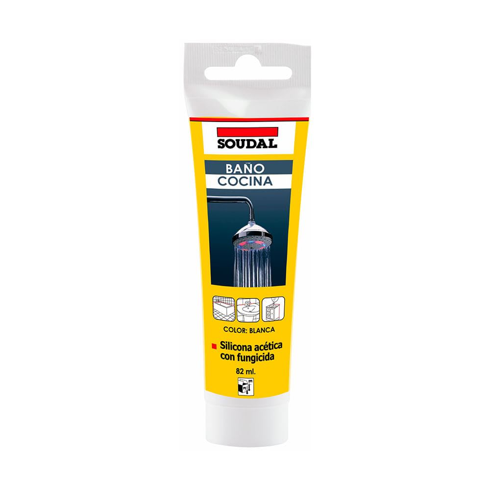 SILICONA BAÑOS Y COCINAS X 82ML SOUDAL1