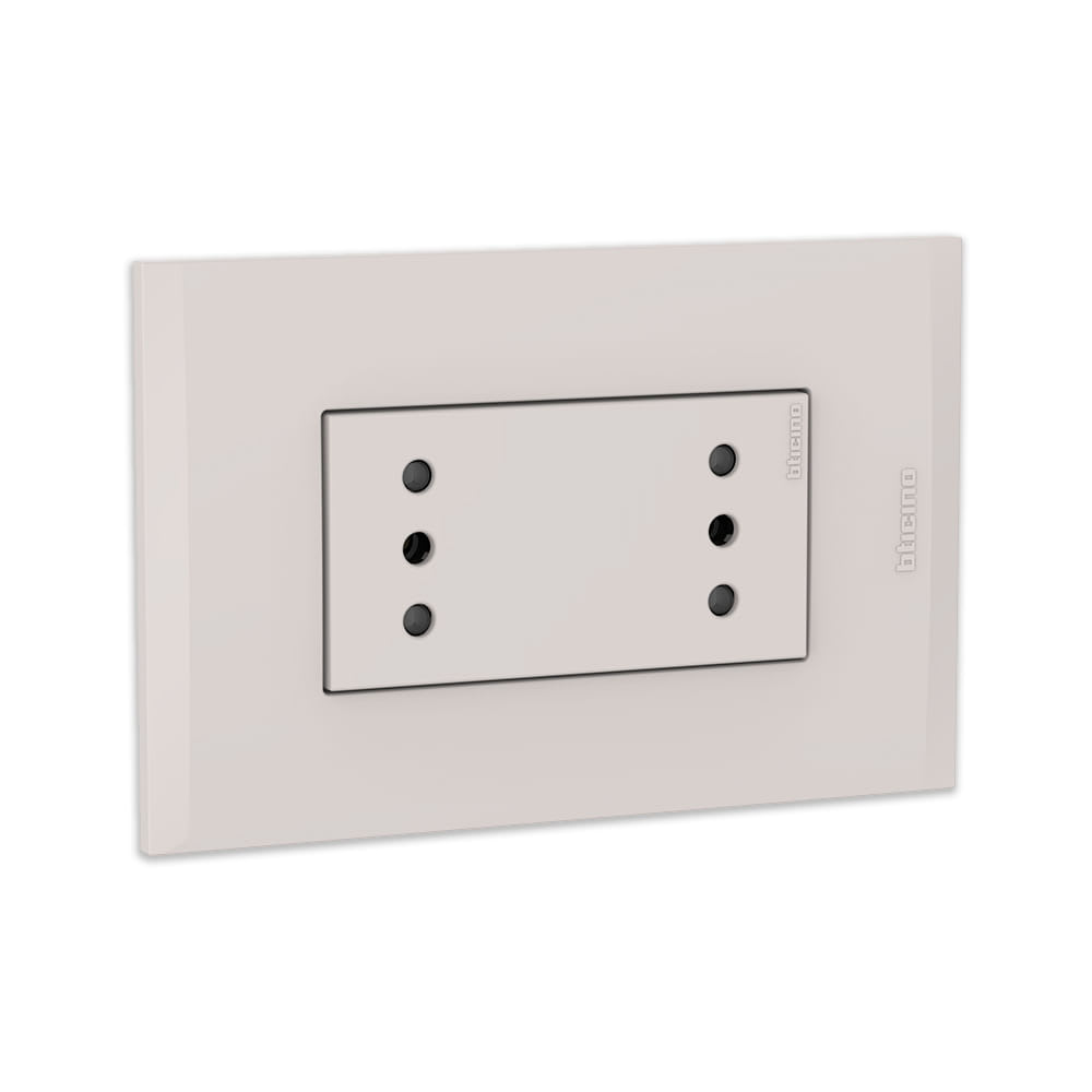TOMACORRIENTE TRIPLE MODUS4 POLICARBONATO BEIGE BTICINO