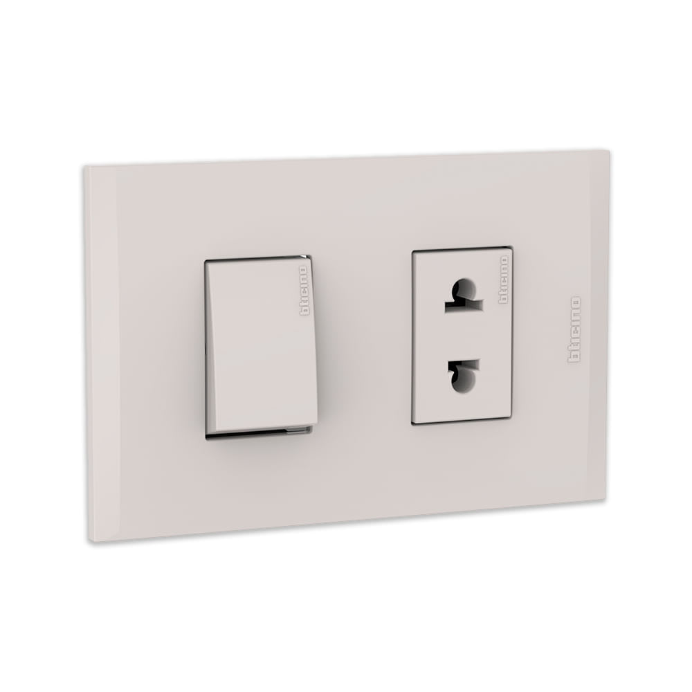 INTERRUPTOR + TOMACORRIENTE UNIVERSAL ARENA BTICINO1