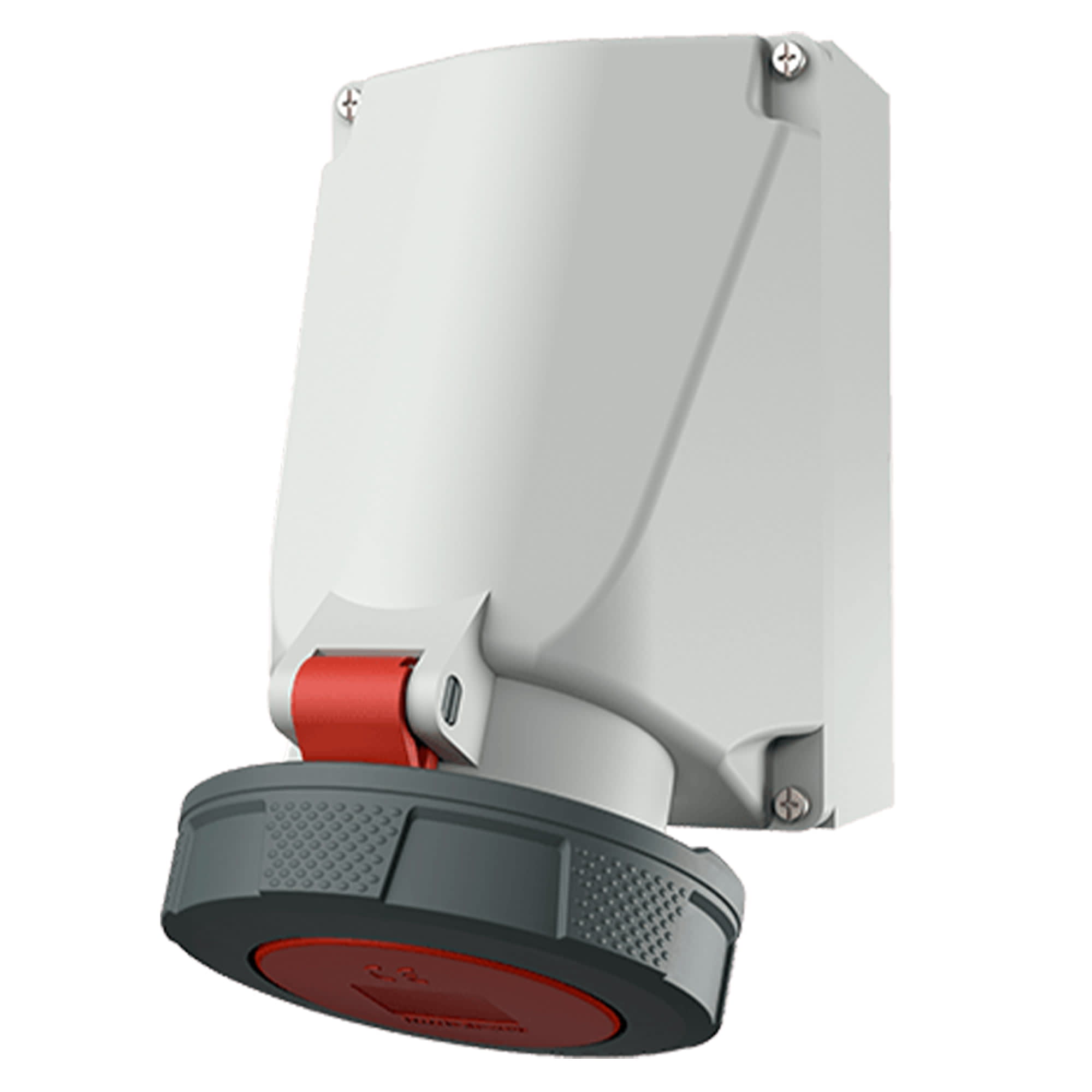 TOMA VISIBLE 63AMP 3P+N+T 415V ROJO 6H IP67 MENNEKES1