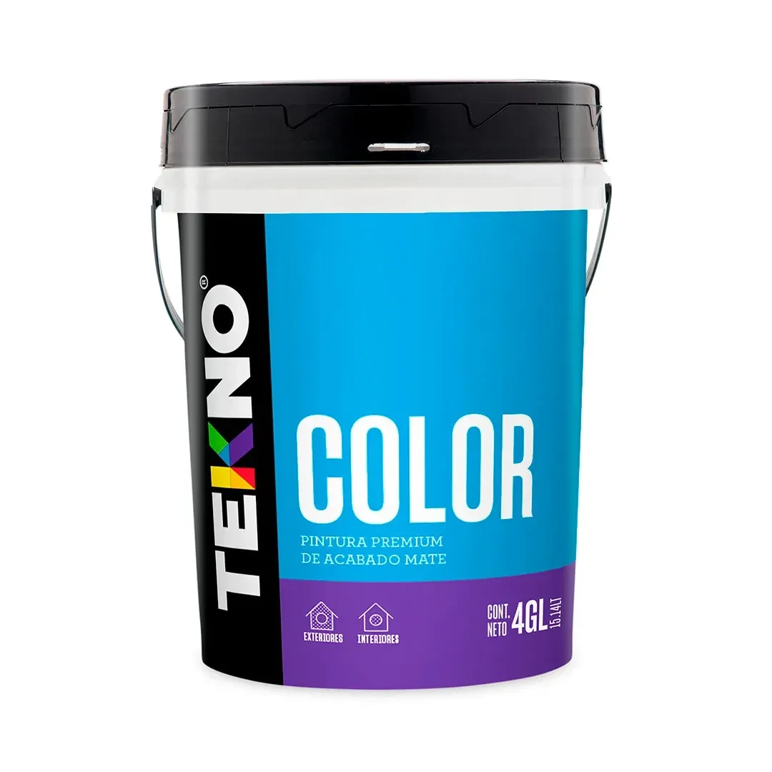 PINTURA LATEX COLOR BLANCO 4 GALONES TEKNO3