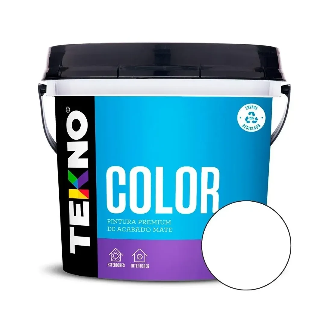 PINTURA LATEX COLOR BLANCO 1 GALON TEKNO1