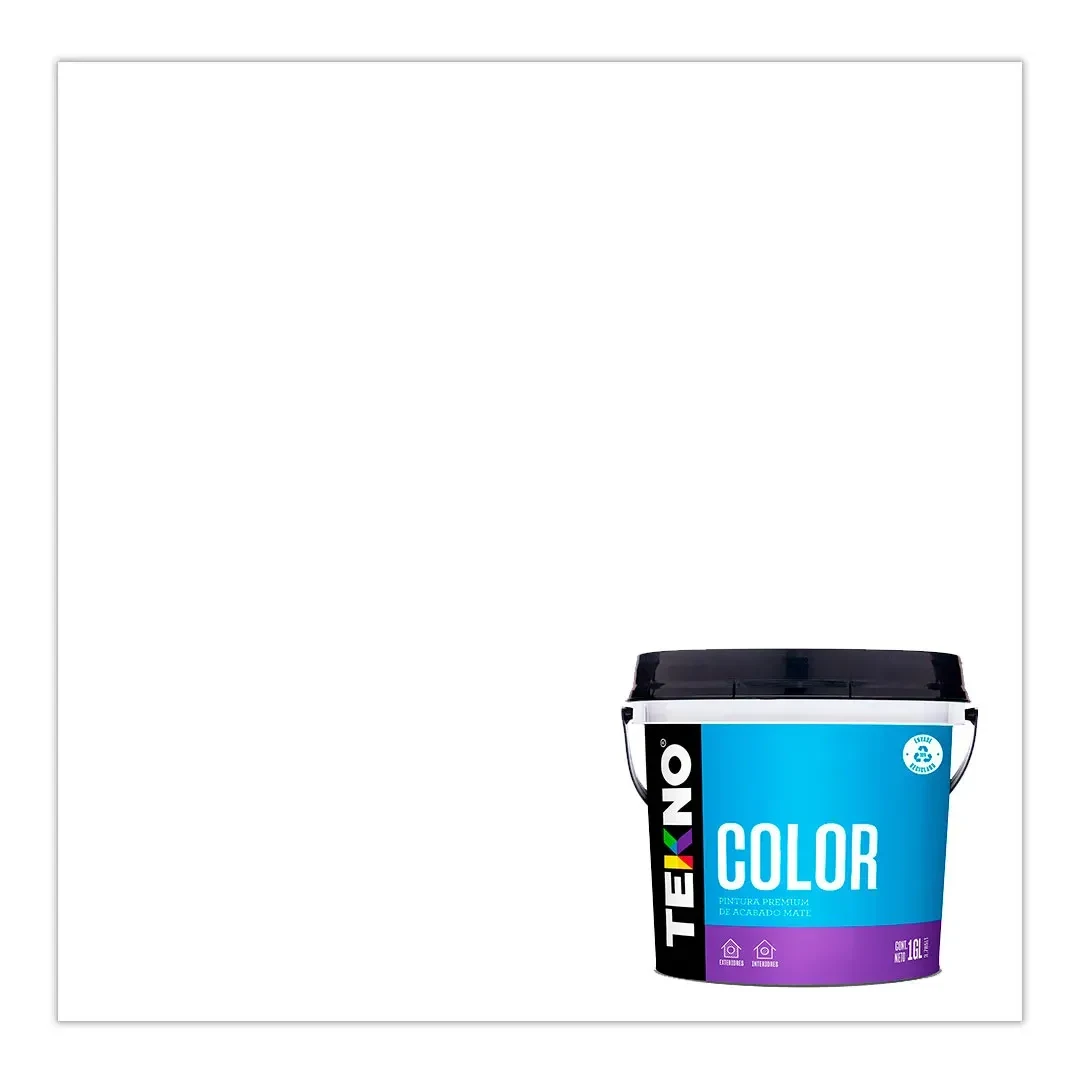 PINTURA LATEX COLOR BLANCO 1 GALON TEKNO4