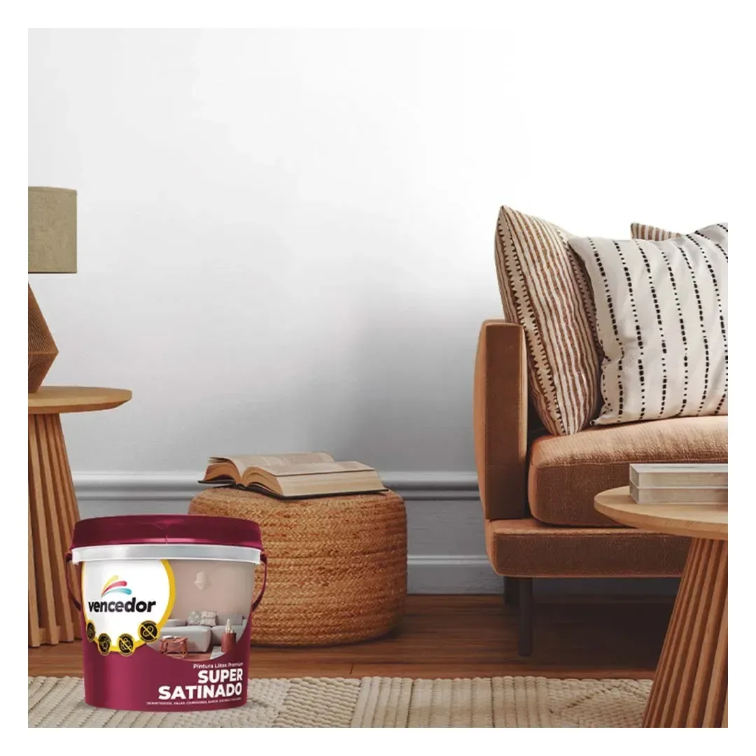 PINTURA LATEX SUPERSATINADO BLANCO DECORATIVO 1 GALON VENCEDOR5