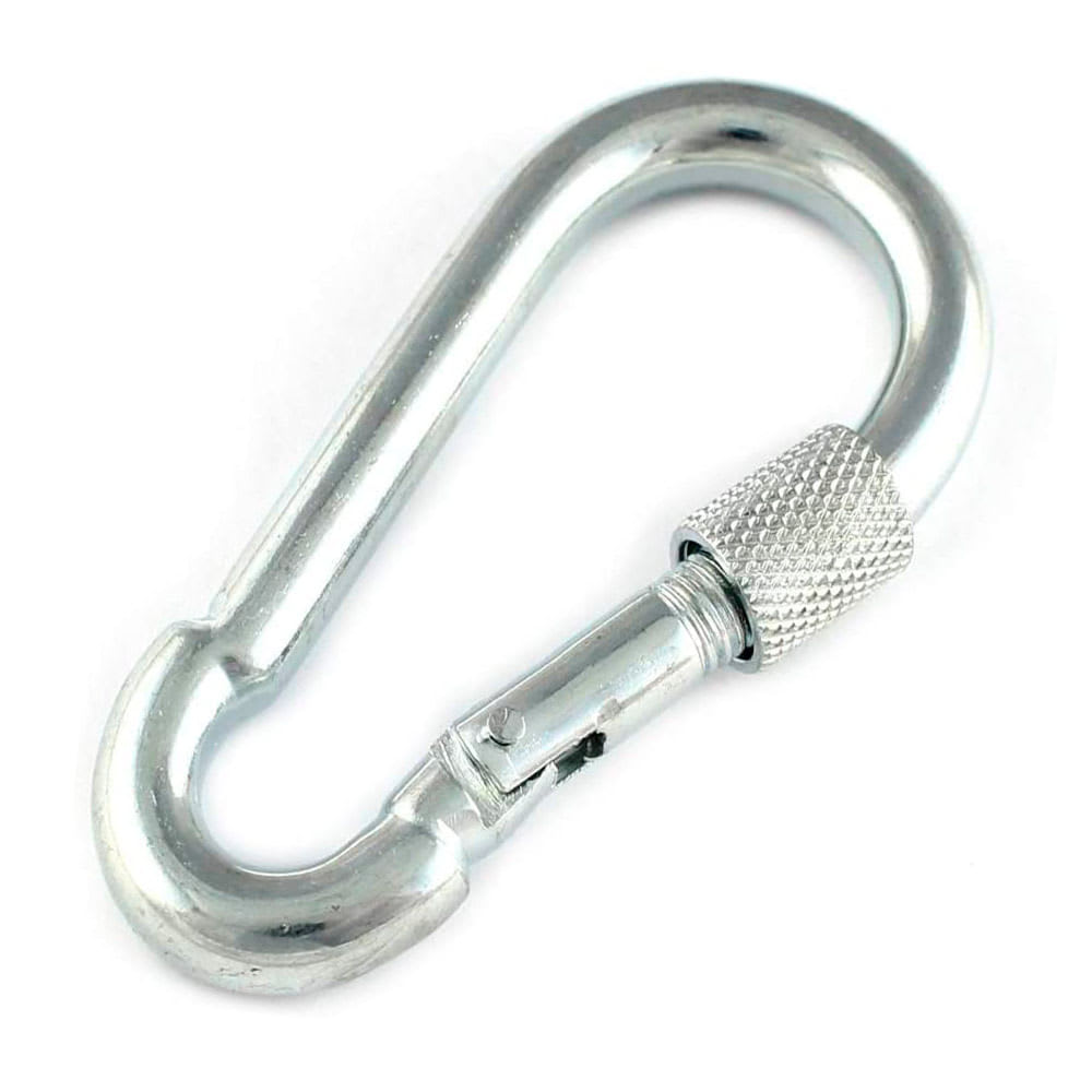 GANCHO MOSQUETON DE SEGURIDAD 6X60MM FIERRO MODELO FIJA WERKEN