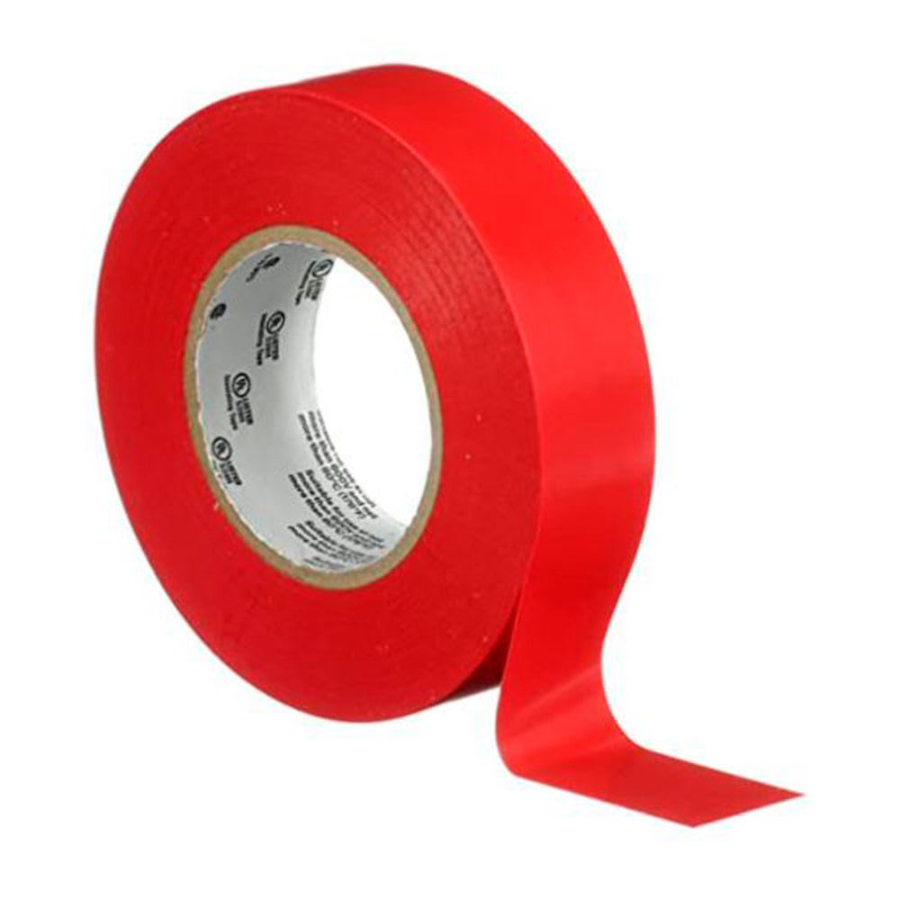 CINTA AISLANTE 3/4X18M TEMFLEX 165 ROJA 3M PERU