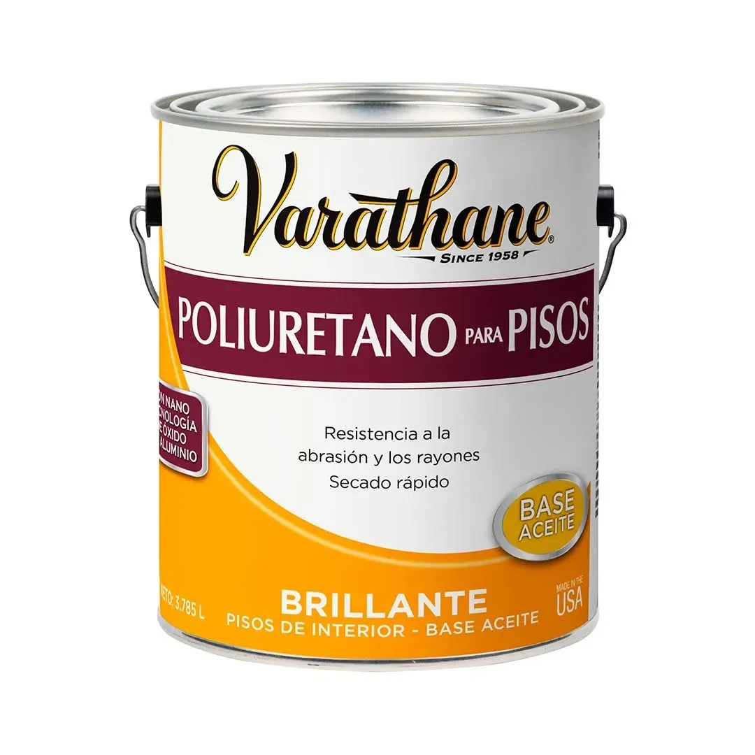 BARNIZ PARA PISOS BRILLANTE 1 GALÓN VARATHANE
