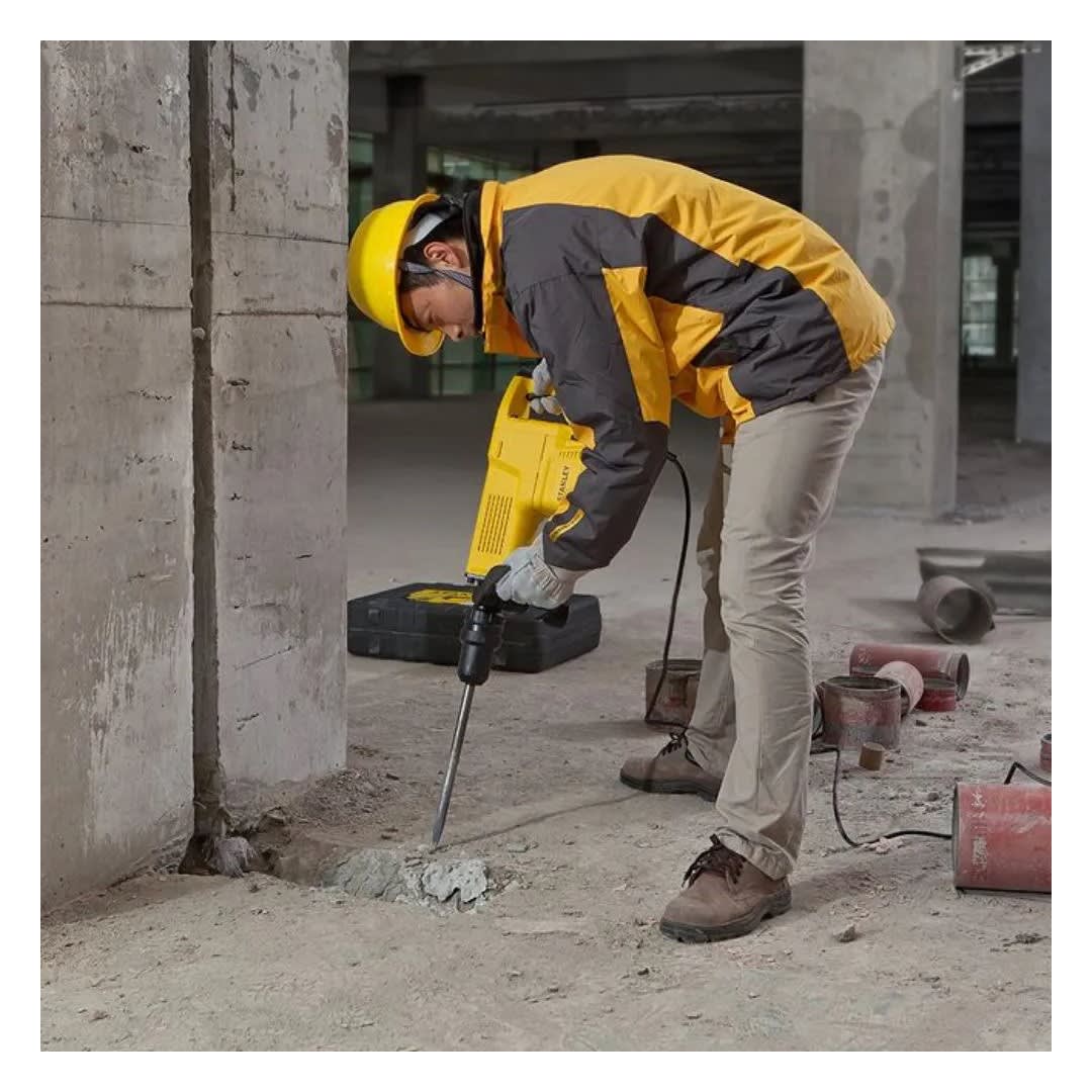 MARTILLO DEMOLEDOR SDS MAX 1600W + MALETIN STHM10K-B2 STANLEY1