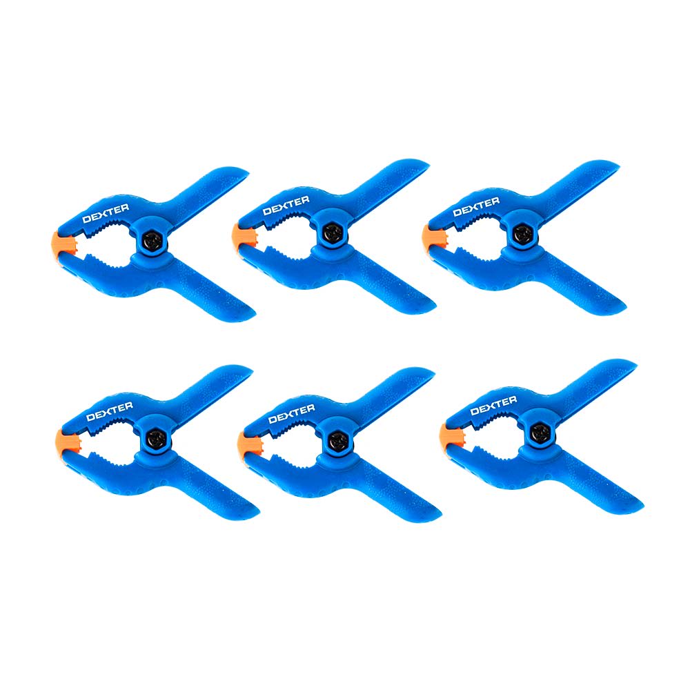 SET DE PRENSASX6 UNIDADES AZUL DE POLIPROPILENO DEXTER