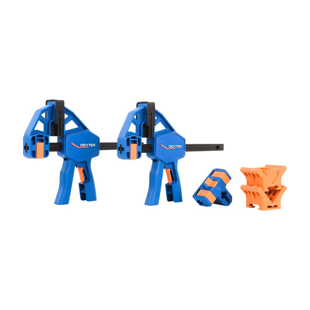 SET DE PRENSAS DE BARRAX2 UNIDADES HIERRO AZUL DEXTER