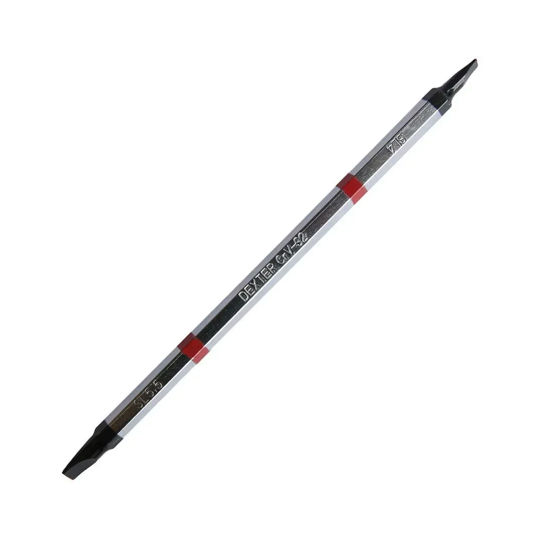 DESARMADOR PUNTA PLANA INTERCAMBIABLE 4.0/5.5 PLATA DEXTER