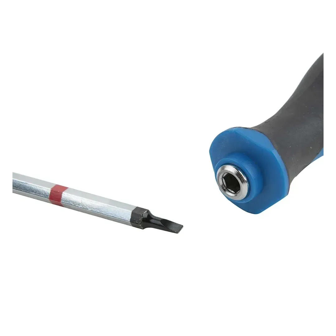 DESARMADOR PUNTA PLANA INTERCAMBIABLE 4.0/5.5 PLATA DEXTER8