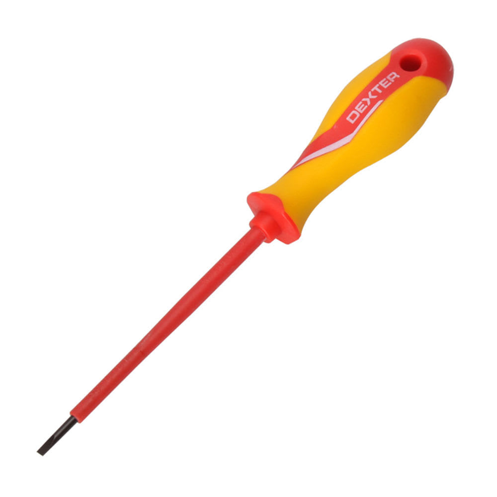 DESARMADOR PLANO AISLADO 3X100MM DEXTER