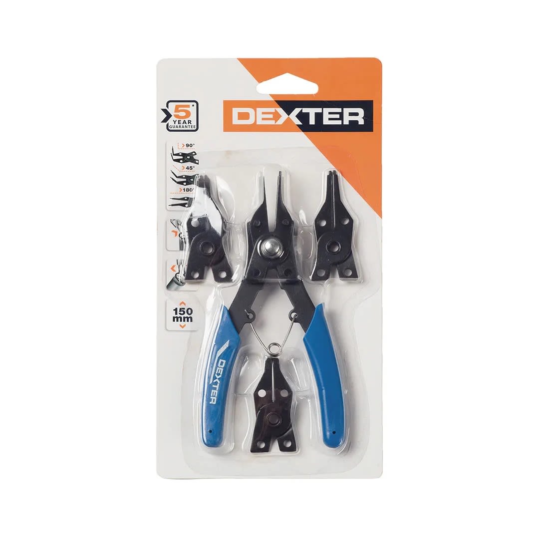 PINZA PARA ARANDELA CABEZA INTERCAMBIABLE 150MM DEXTER2