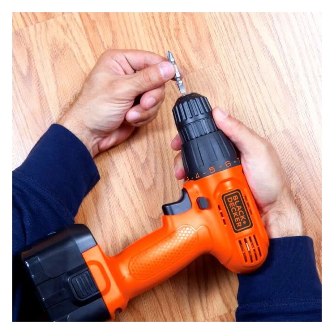 TALADRO ATORNILLADOR 3/8'' 12V CD121K BLACK & DECKER1