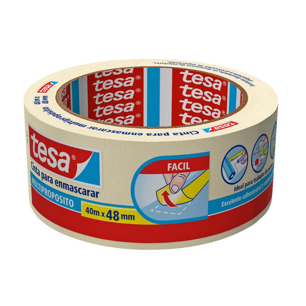 CINTA MASKING TAPE MULTIUSO 48MMX40M TESA