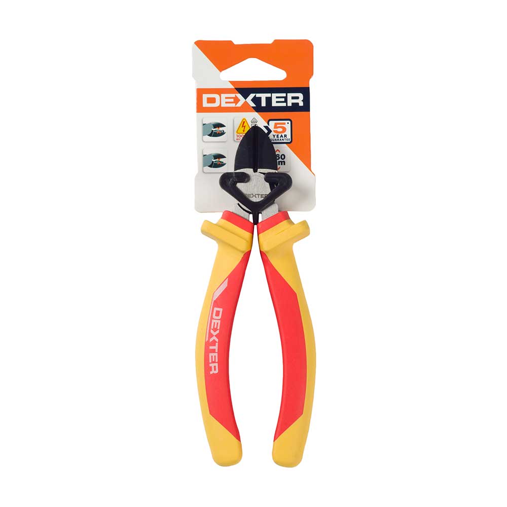 ALICATE DE CORTE DIAGONAL 160MM AMARILLO DEXTER