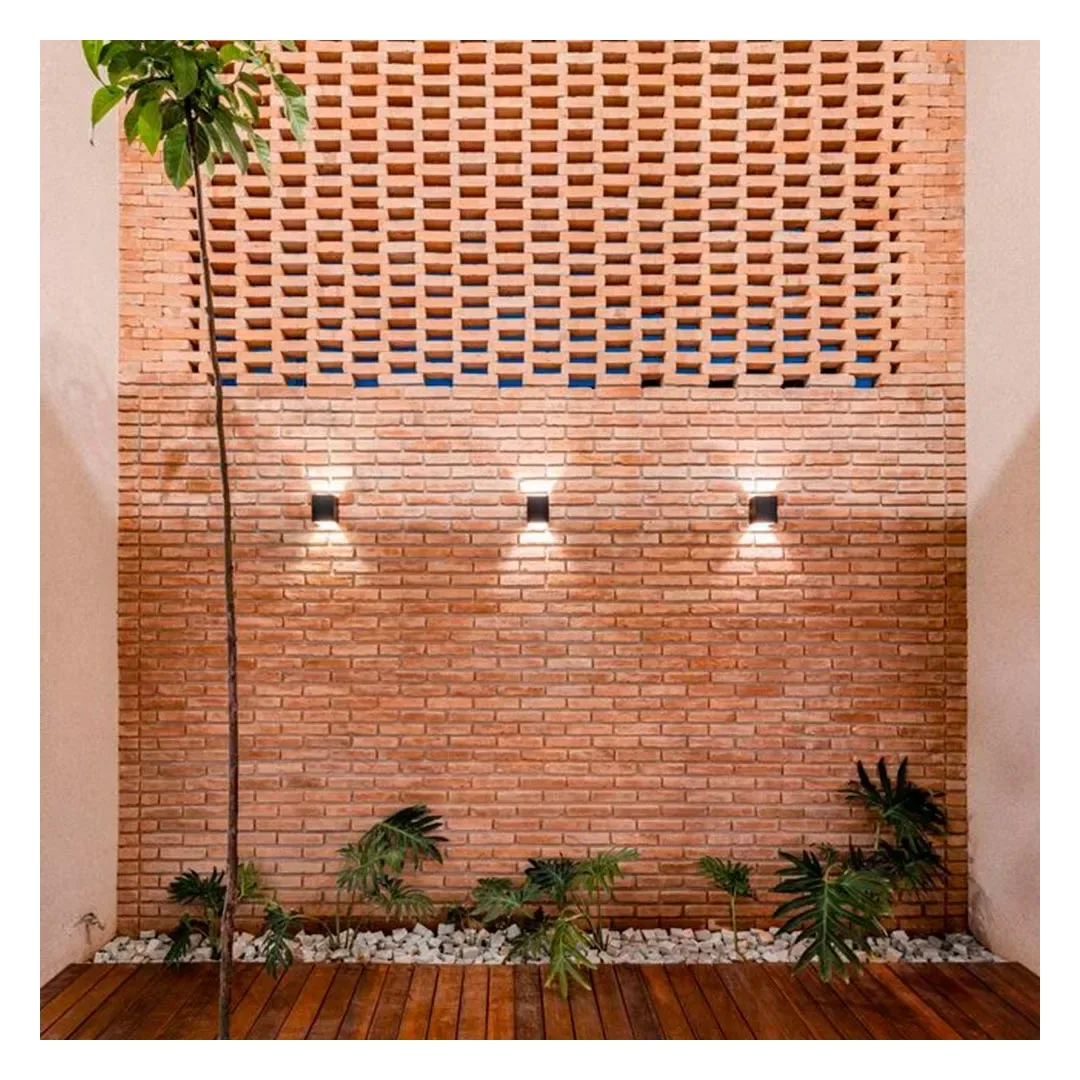 APLIQUE EXTERIOR CUBO LED 6W LUZ CALIDA IP65 NEGRO LIGHTECH8