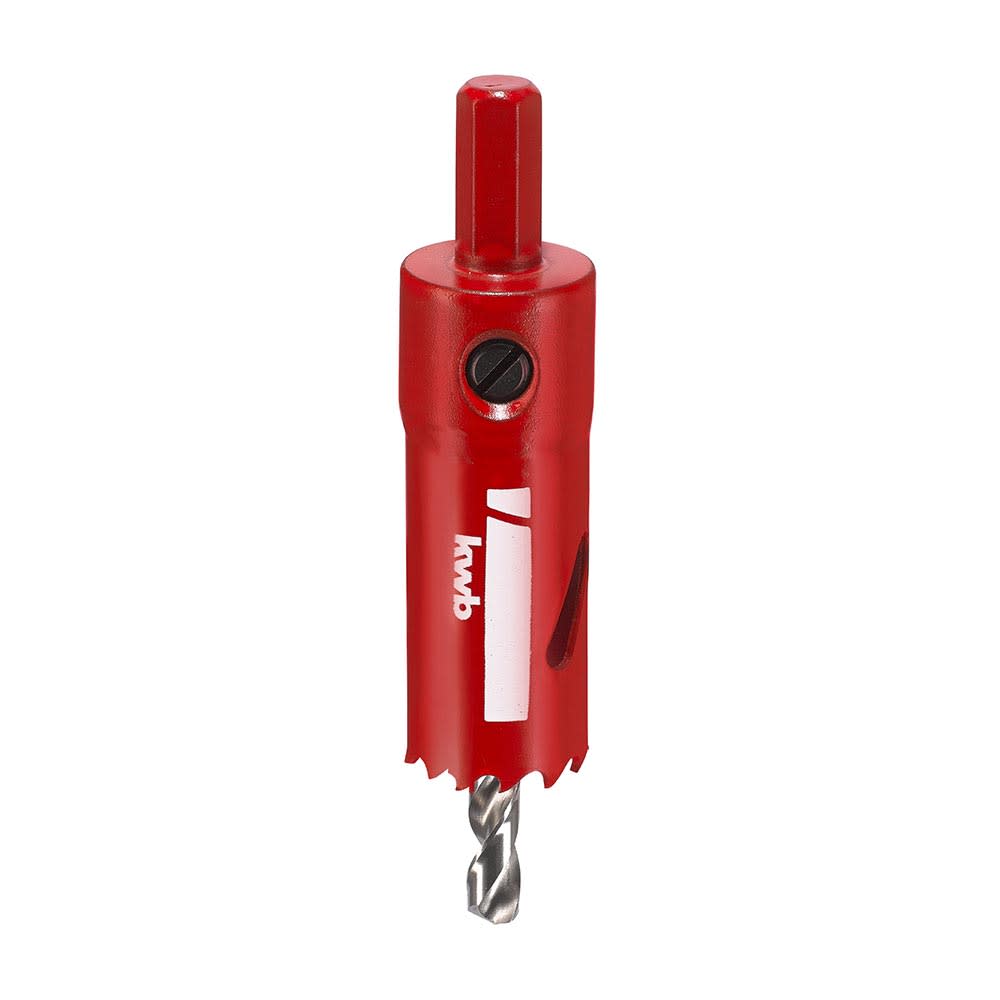 SIERRA COPA BIMETAL HSS 22MM HEXAGONAL ROJA KWB