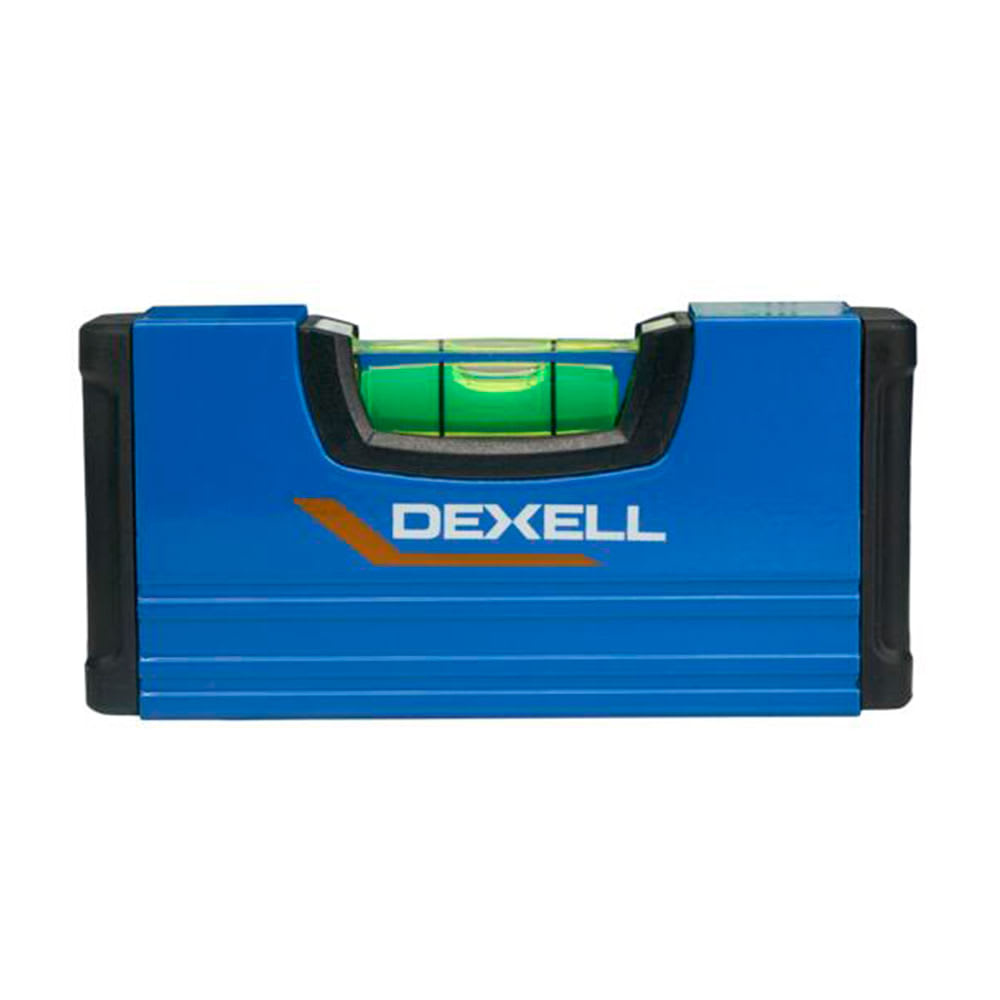 NIVEL DE BOLSILLO N2 DE ALUMINIO AZUL IDEAL PARA MEDIR SUPERFICIES DEXTER