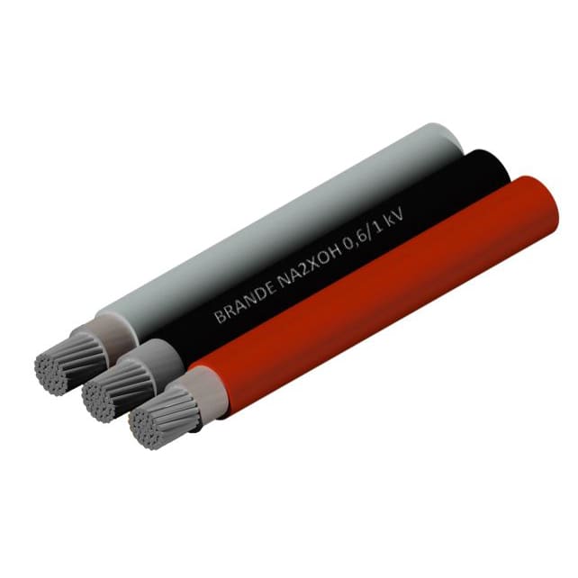 NA2XY UNIPOLAR RIGIDO 0,6/1KV CABLE 1x25MM A010700011 BRANDE