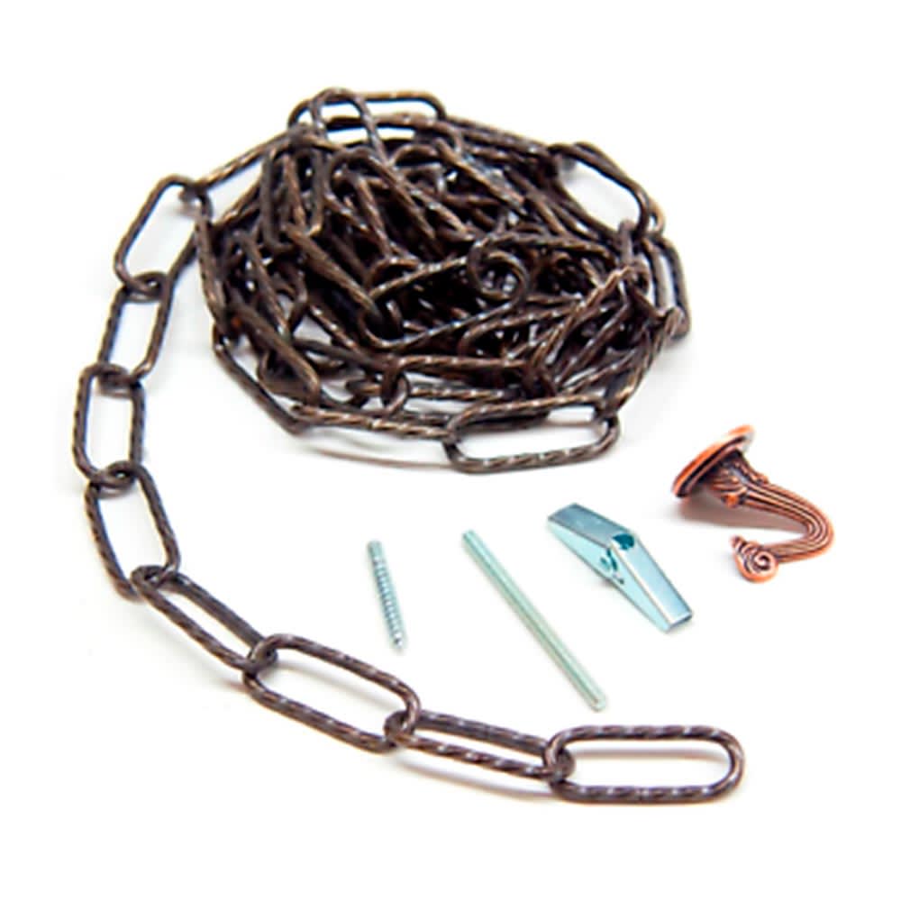 CADENA DECORATIVA DE ACERO AL CARBONO 3.9MM MARRON MATE OVALADA KINGCHAIN