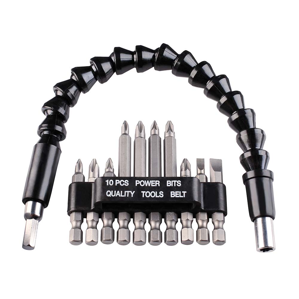 SET PUNTAS CON EJE FLEXIBLE 11 PIEZAS KWB1