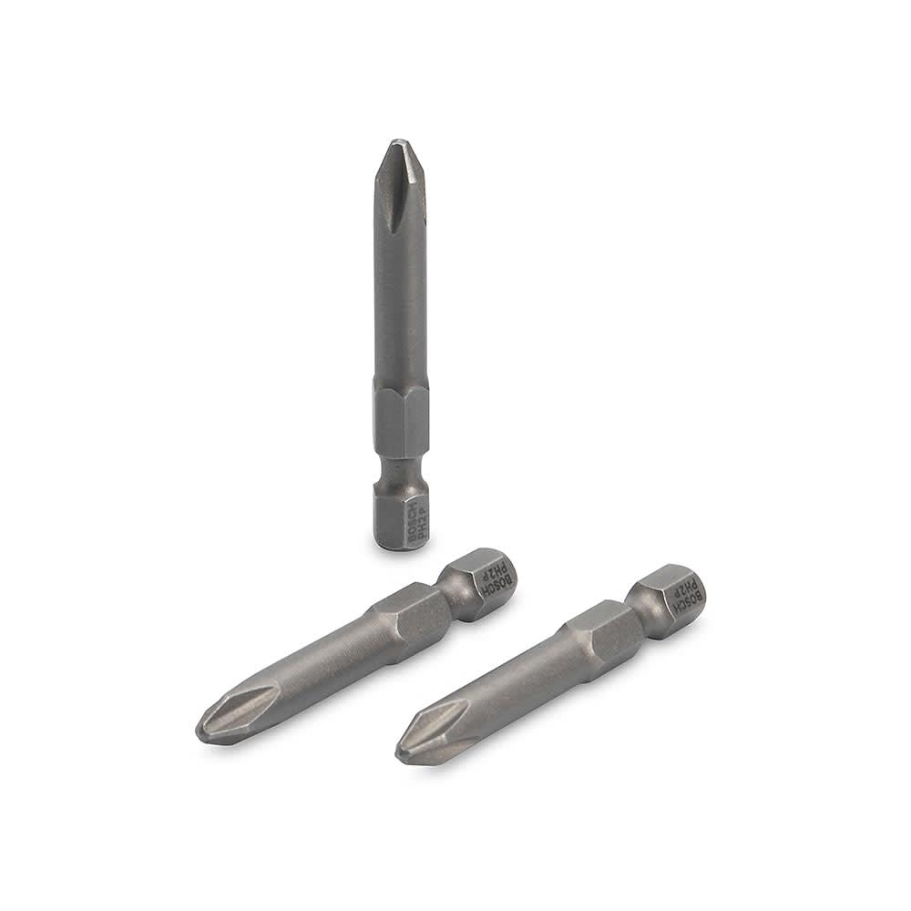 PUNTA DE DESTORNILLADOR PHILLIPS 2X50MM X3 UNIDADES BOSCH1