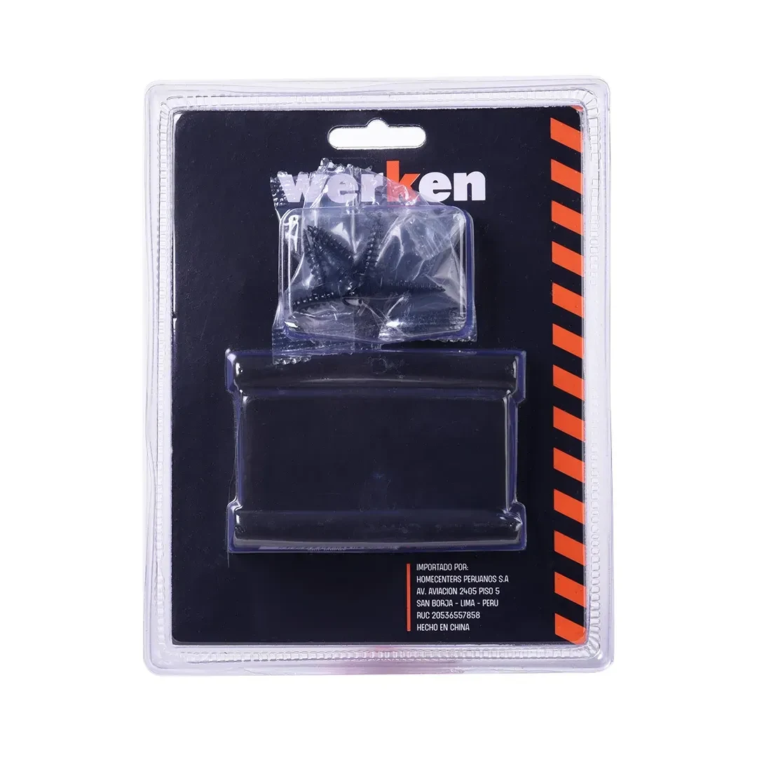 BISAGRA DE PUERTA BLACK MATE 3X3X2MM X 1U WERKEN3