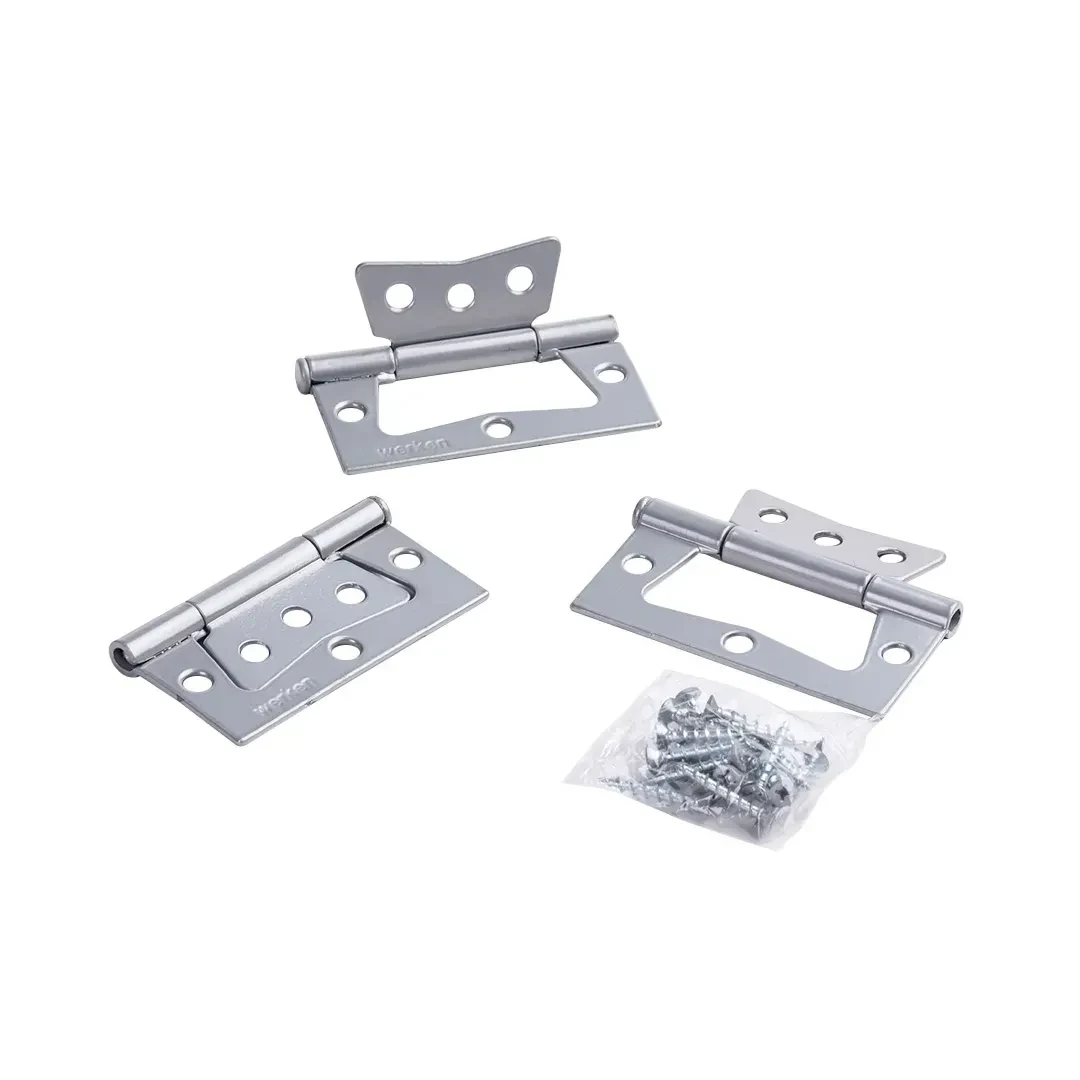 BISAGRA DE PUERTA OMEGA ALUMINIZADA 3X3X2MM WERKEN4