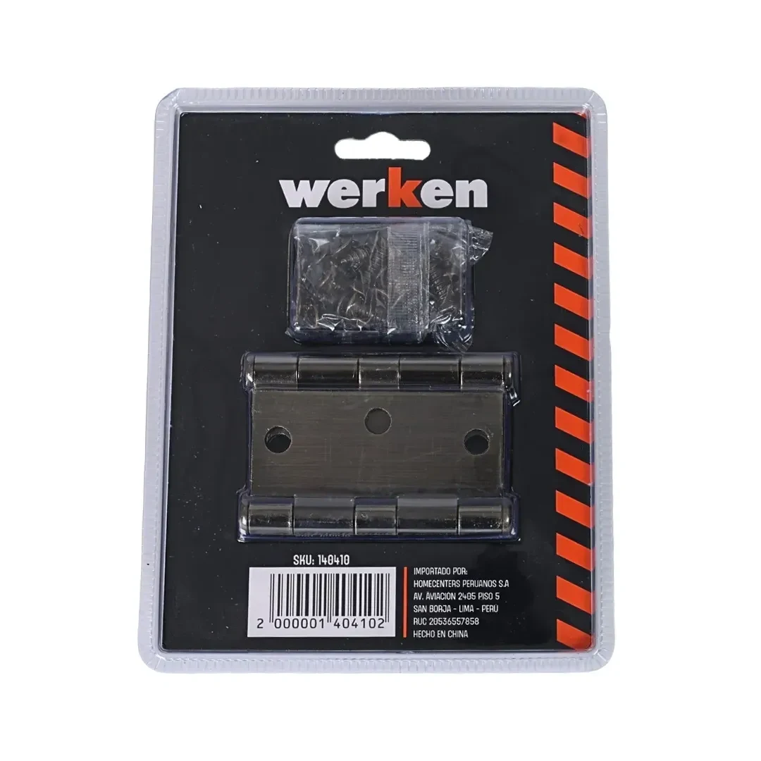 BISAGRA 3X3X2MM BRONCE ANTIGUO 3 UNIDADES WERKEN4