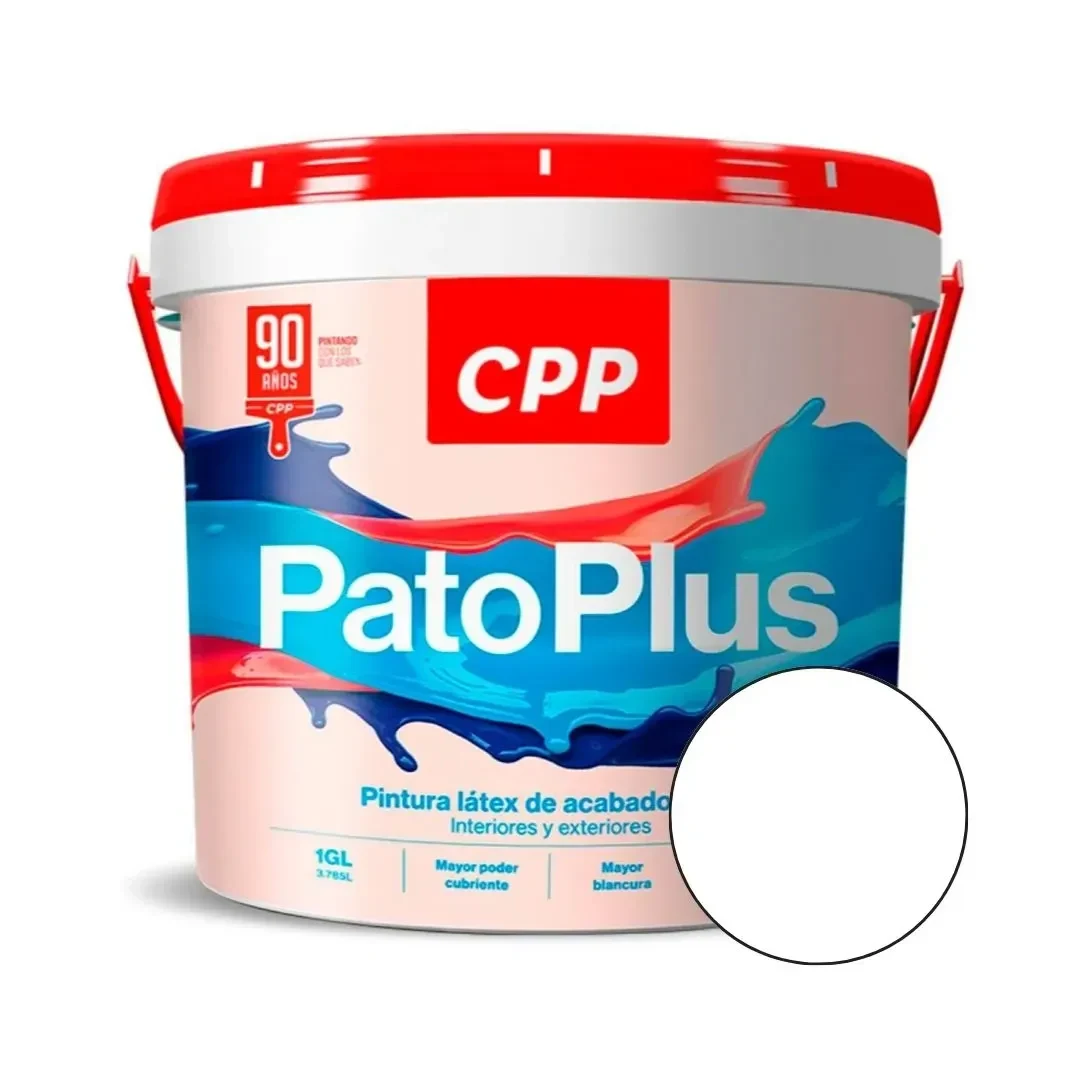 PINTURA LATEX PATOPLUS BLANCO 1 GALON CPP