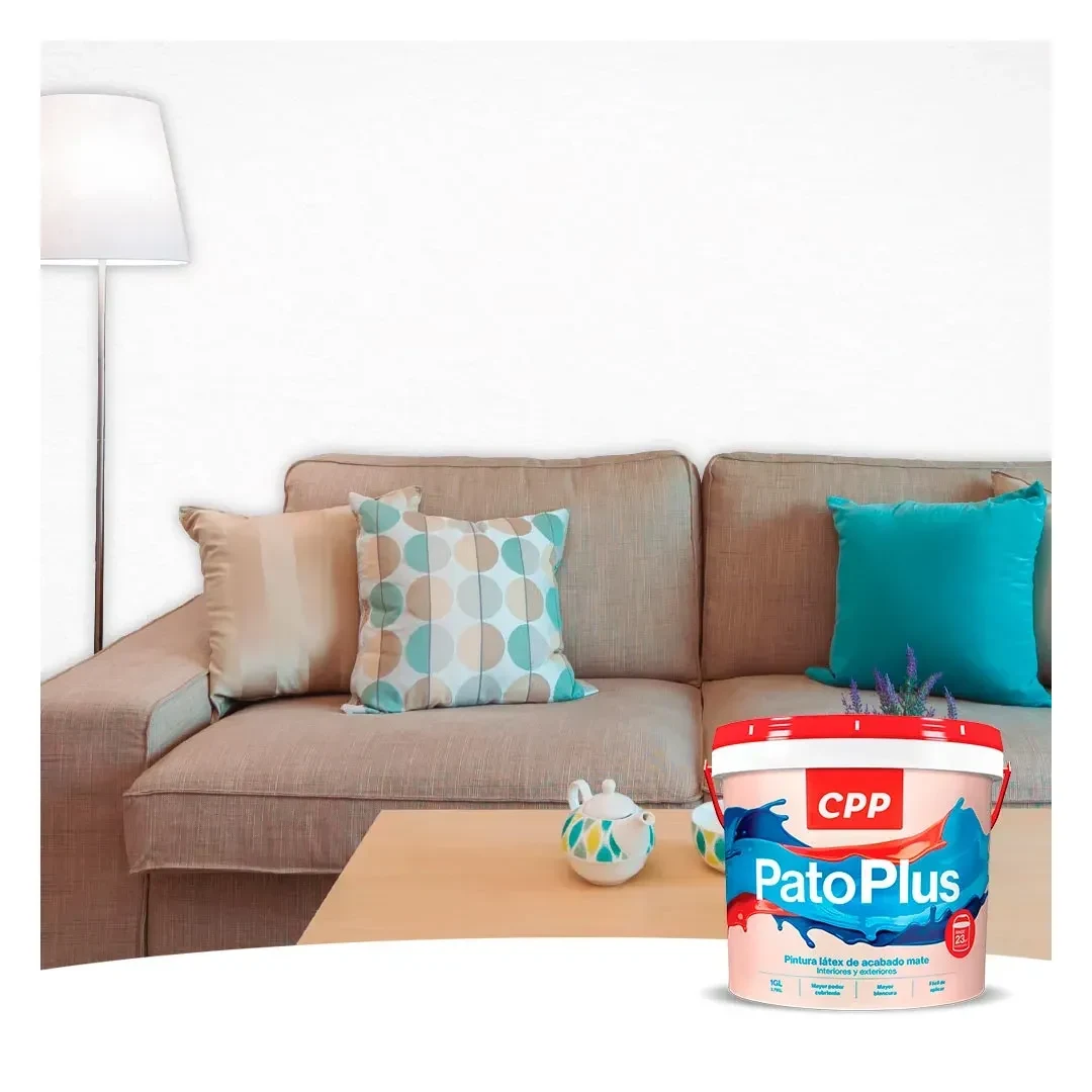 PINTURA LATEX PATOPLUS BLANCO 1 GALON CPP5