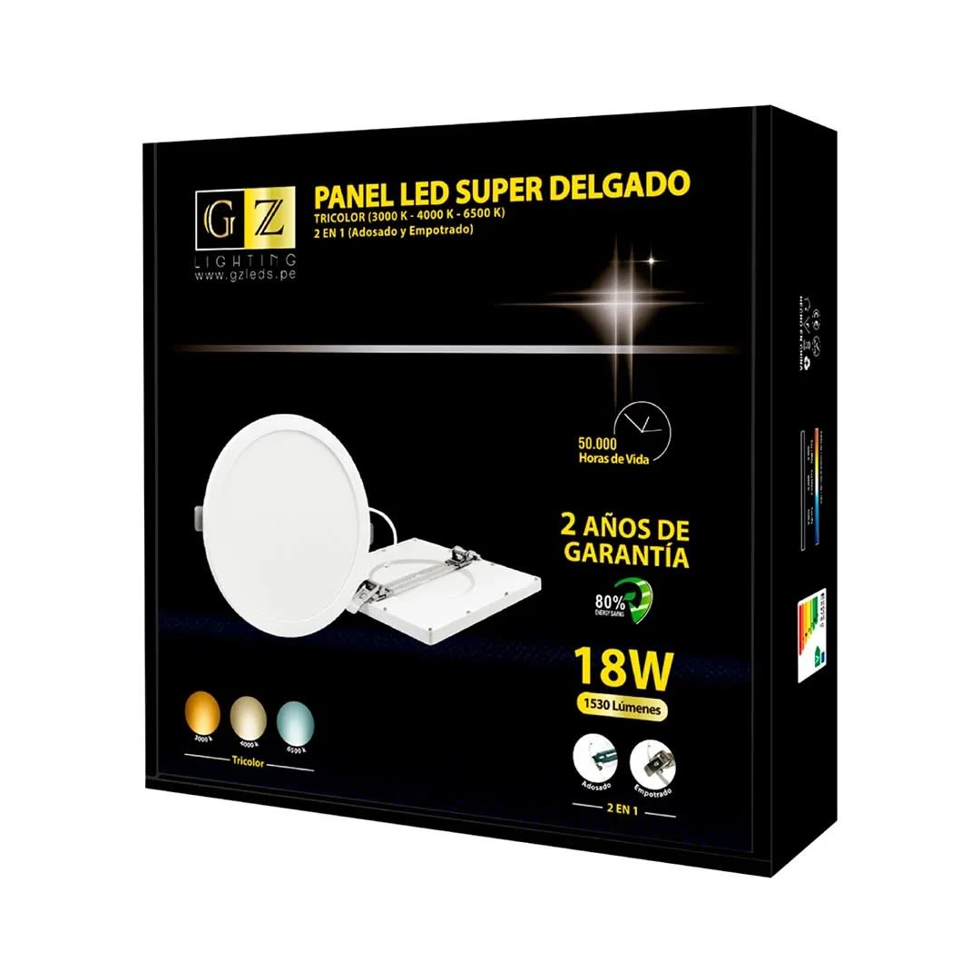 DOWNLIGHT SLIM 2 EN 1 REDONDO 18W TRILUZ1