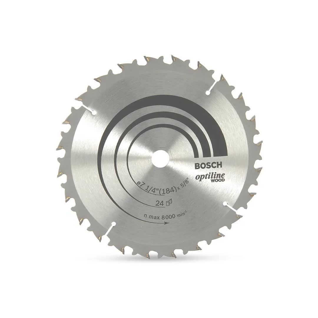 DISCO DE SIERRA 24 DIENTES 7 1/4'' BOSCH
