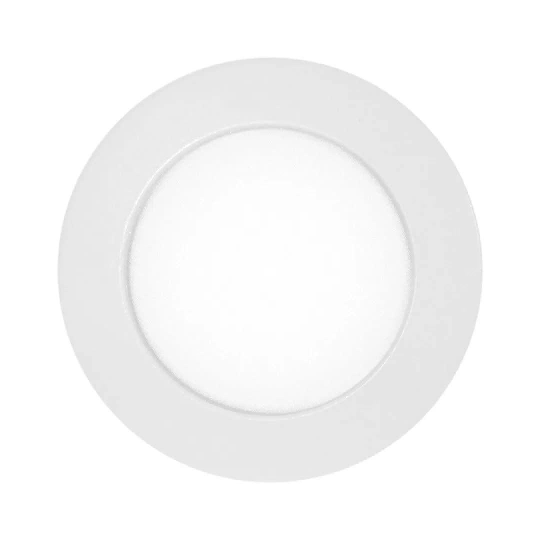 DOWNLIGHT PANEL REDONDO 18W LED BLANCO ALUMINIO1