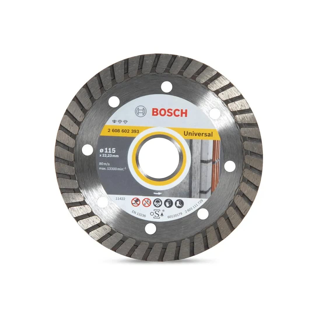 DISCO DE CORTE DIAMANTADO TURBO CONCRETO 4.5'''' PLATA BOSCH