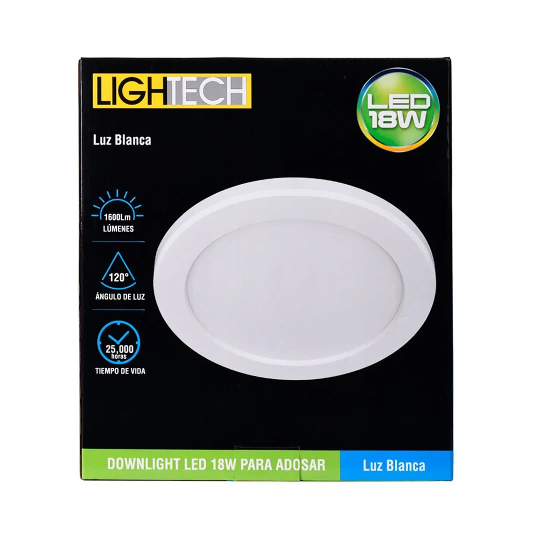 DOWNLIGHT LED 18W ADOSABLE/EMPOTRABLE 3CCT LIGHTECH2
