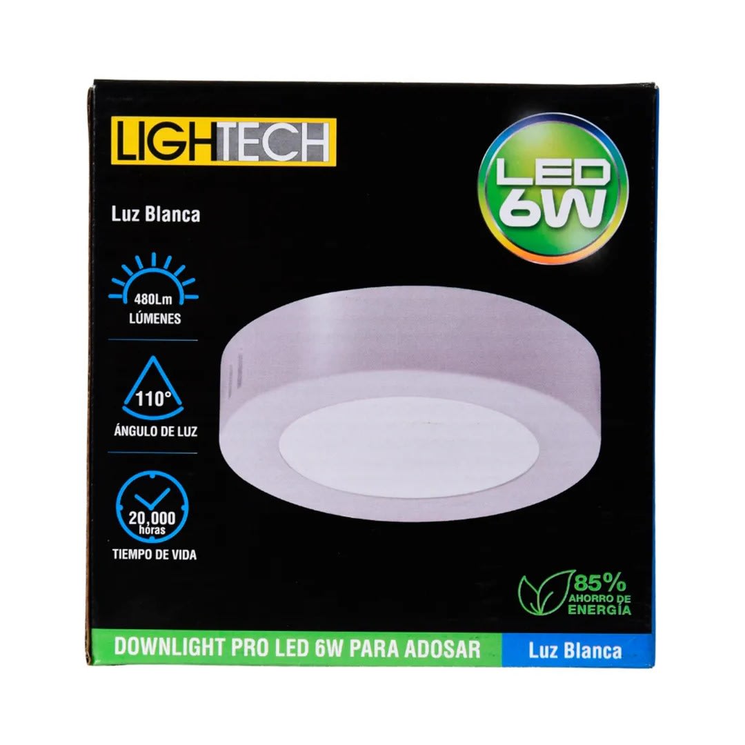 DOWNLIGHT PRO LED ADOS 6W LUZ BLANCA LIGHTECH3
