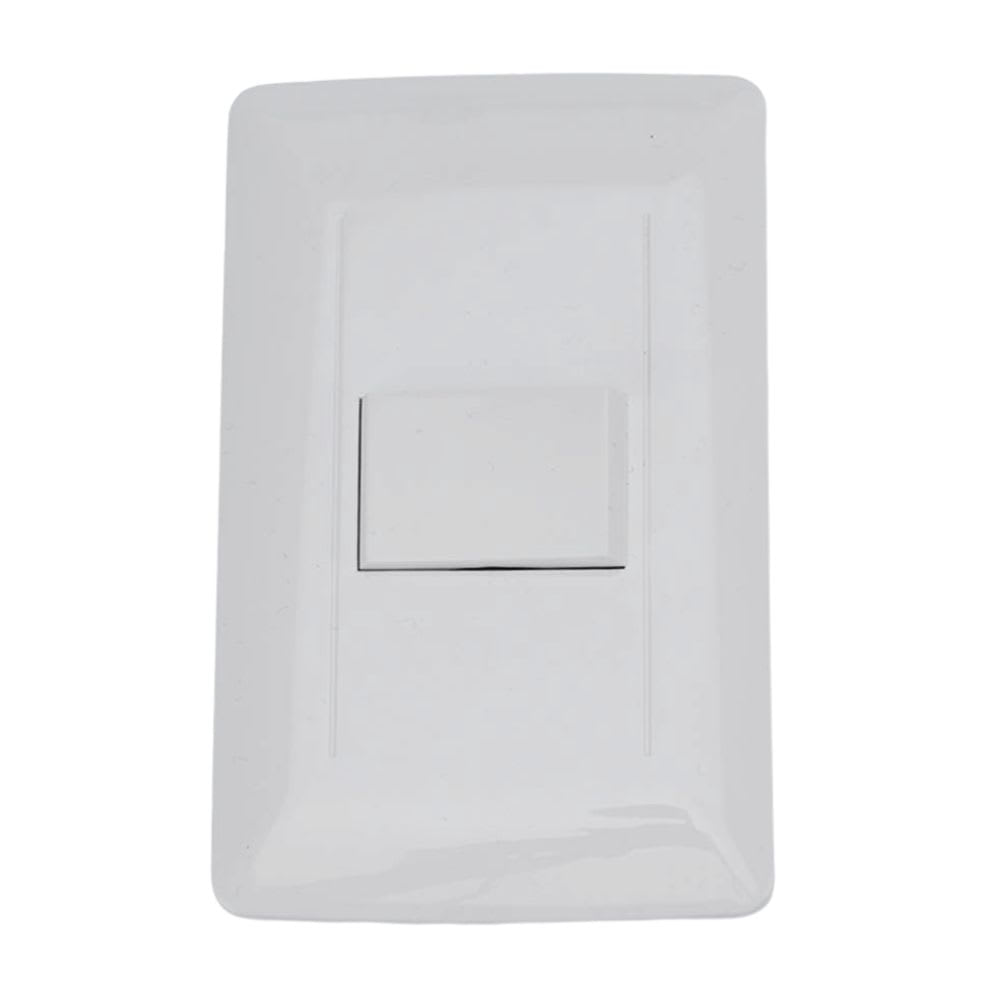INTERRUPTOR ESSENTIAL SIMPLE BLANCO ORANGE