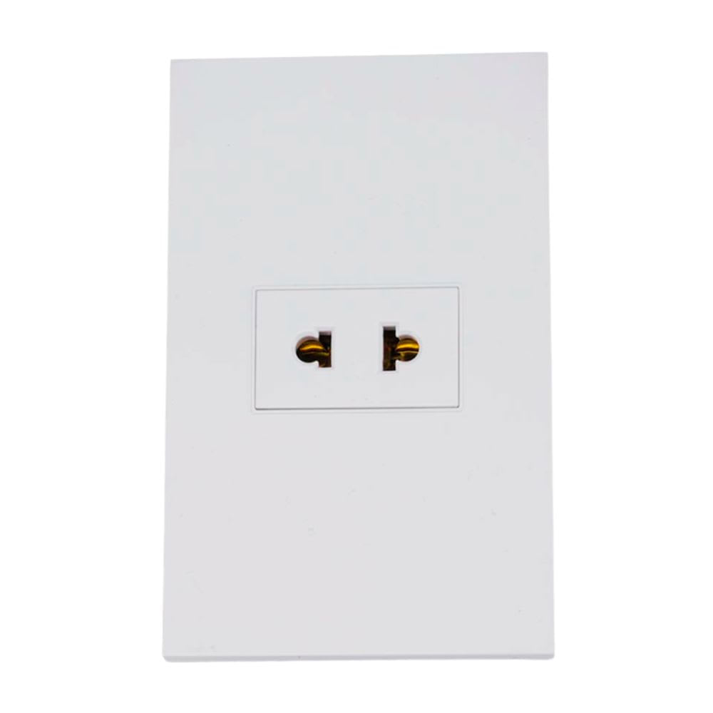 TOMACORRIENTE CORE SIMPLE UNIVERSAL BLANCO ORANGE