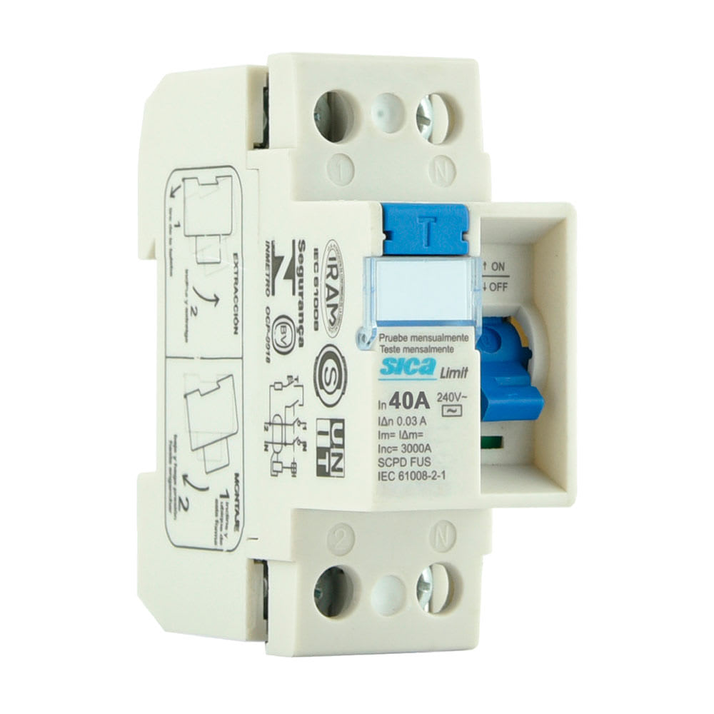 INTERRUPTOR DIFERENCIAL 2X40A -SICA