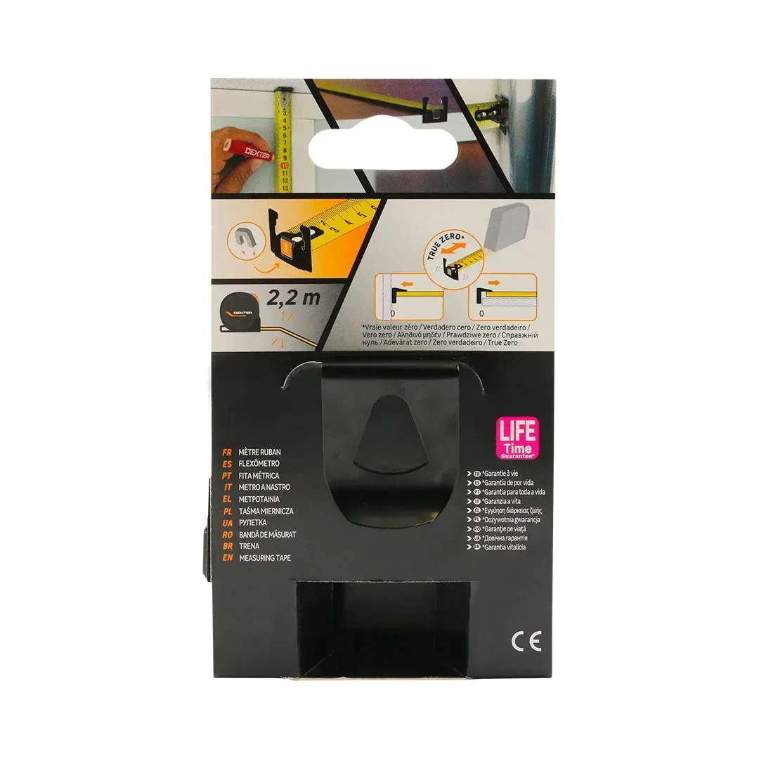 WINCHA MEDIDORA 5MX25MM CON SISTEMA AUTOLOCK DEXTER12