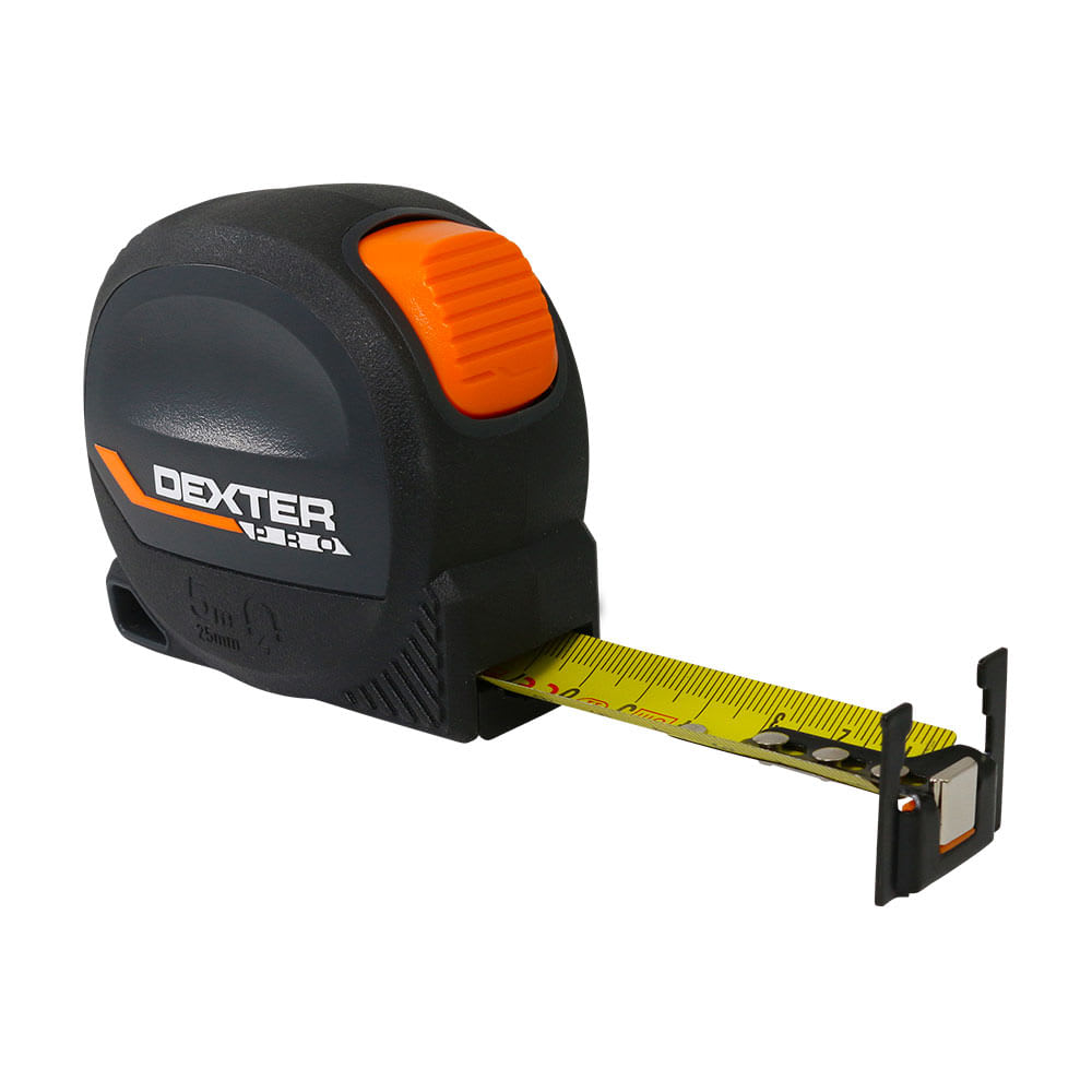 WINCHA MEDIDORA 5MX25MM CON SISTEMA AUTOLOCK DEXTER
