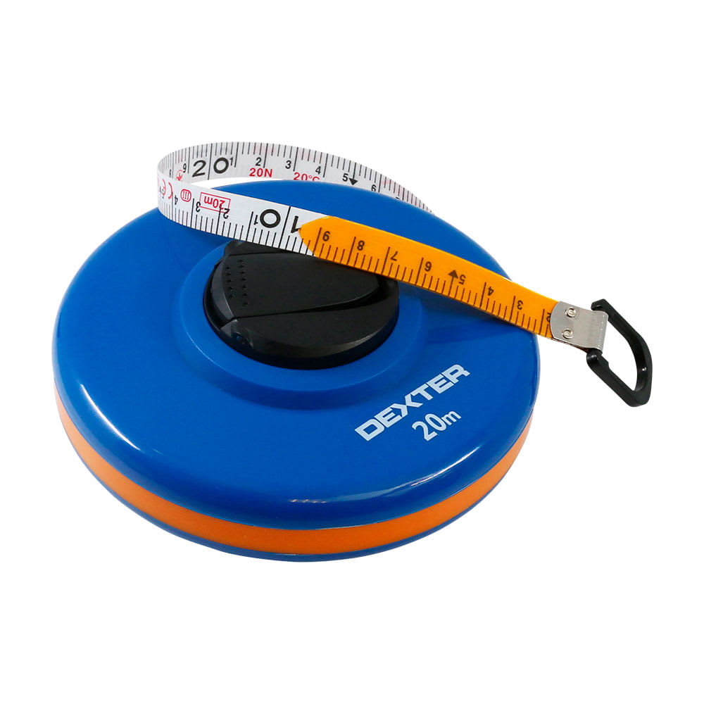CINTA METRICA 20MX13MM CON SISTEMA DE REBOBINADO DE 3 VELOCIDADES DEXTER